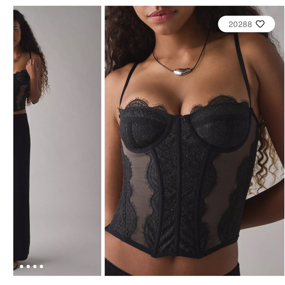 Urban Outfitters Out From Under Modern Love Corset